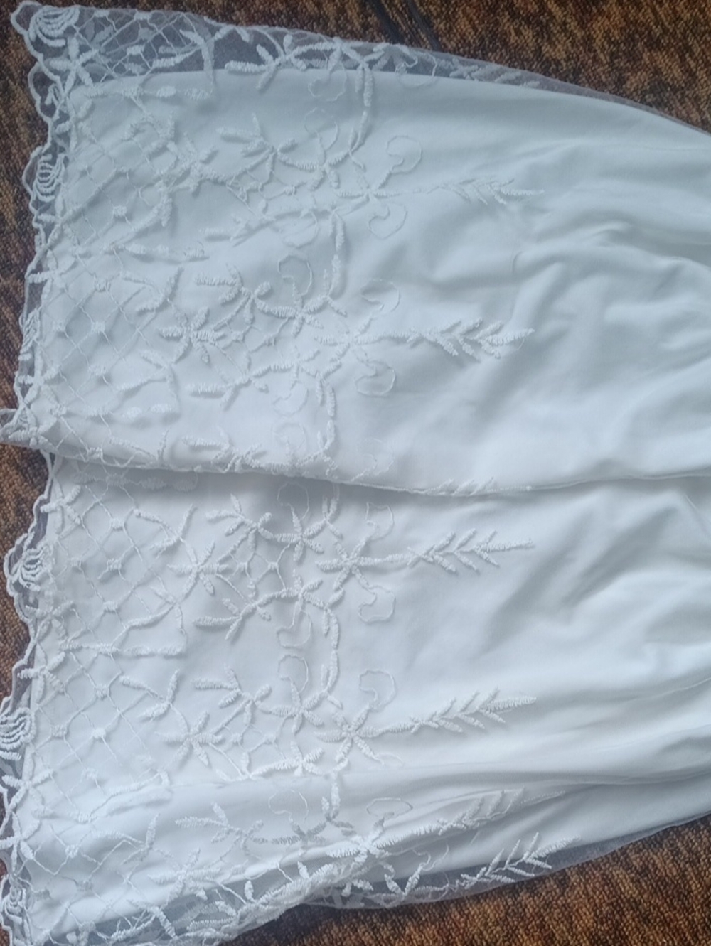 Now $5.  Boohoo Ivory Lace Mini Dress - Picture 3 of 7
